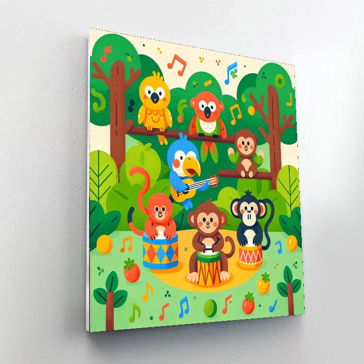 Rhythm Of The Rainforest Numbered Painting Kits