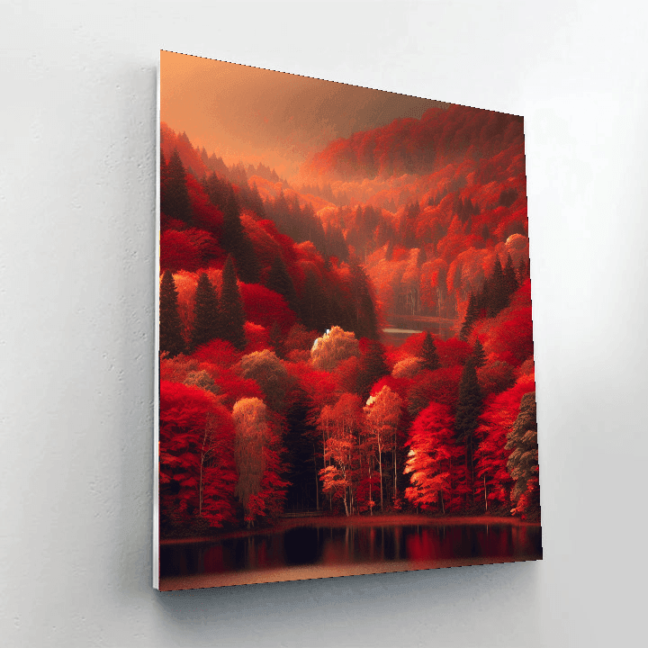 Majestic Autumn Reverie Paint By Numbers Kits