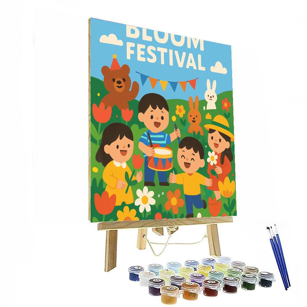 Spring Bloom Festival Painting By Numbers Kit