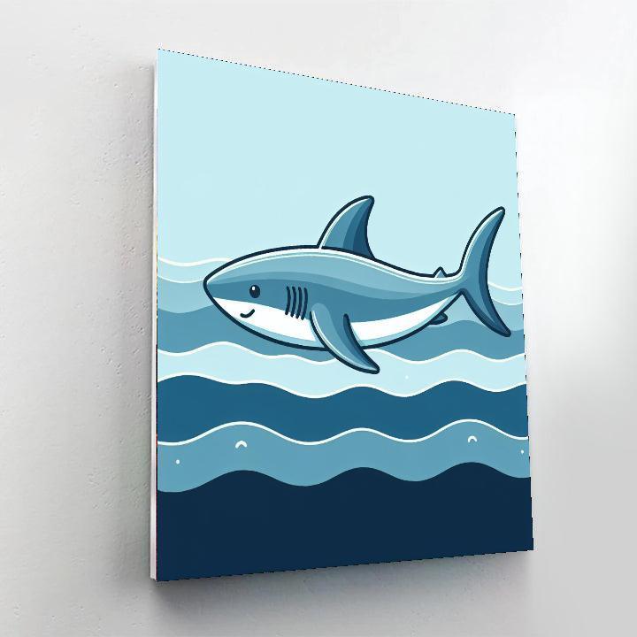 Sleek Shark Paint By Numbers Kits
