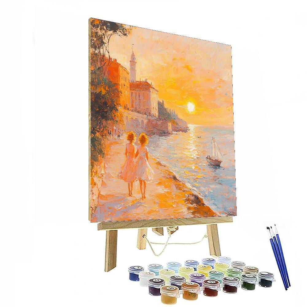 Sunrise On The Shores Of Love Paint By Numbers