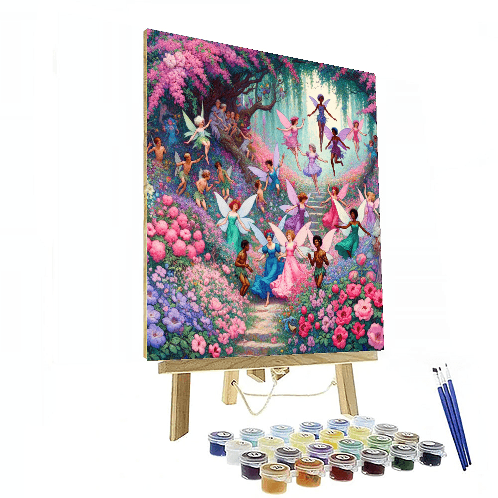 Garden Fairies Retreat - DIY Painting By Numbers Kit – Artistry Rack