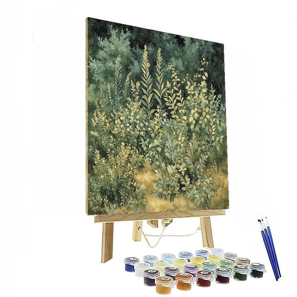 Leonardo Da Vinci Inspired Wonders Of The Underbrush  DIY Paint By Numbers