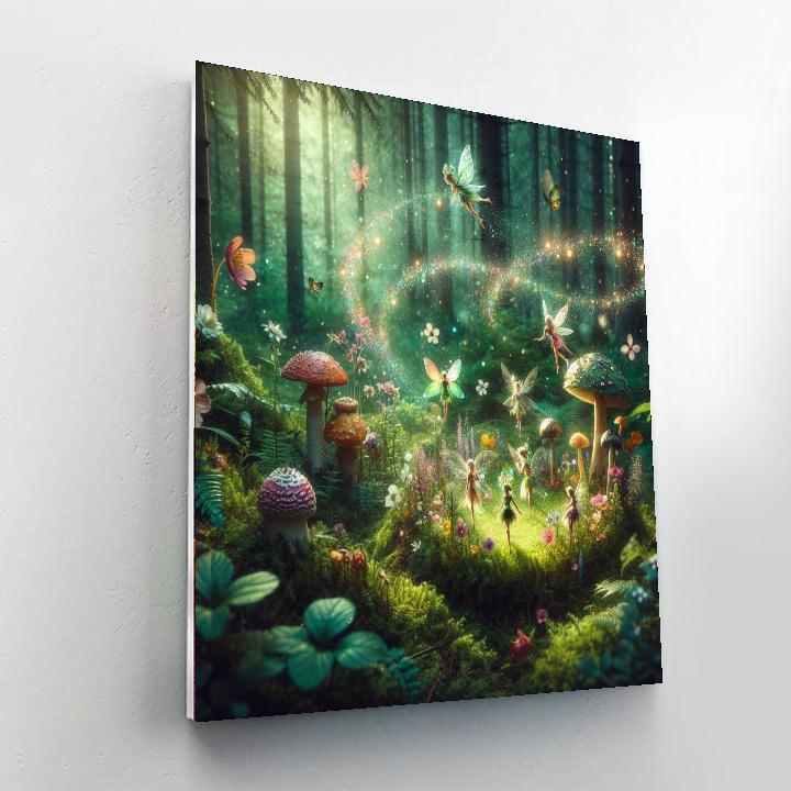 Enchanted Faerie Circle Paint By Number