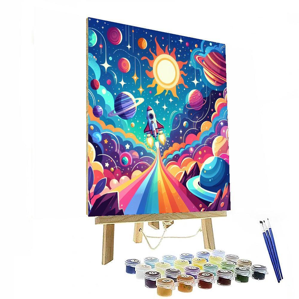 Space Voyager Painting Number Kit