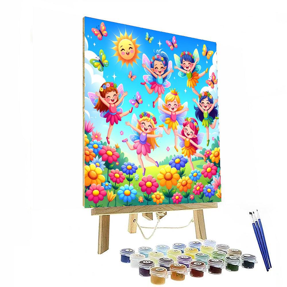 Giggle Blossom Fairies Numbered Painting Kits