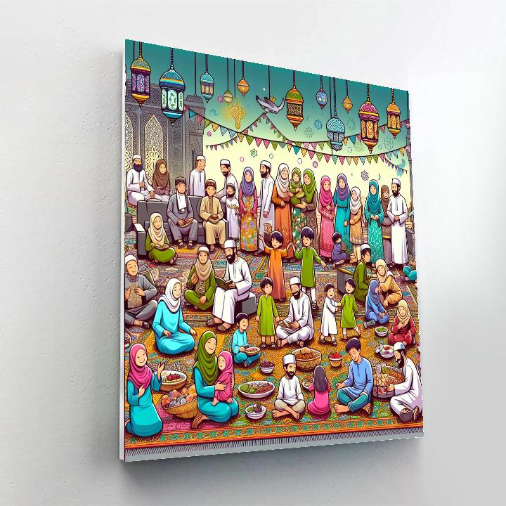 Festival Of Sacrifice (eid Al-adha) DIY Paint By Numbers