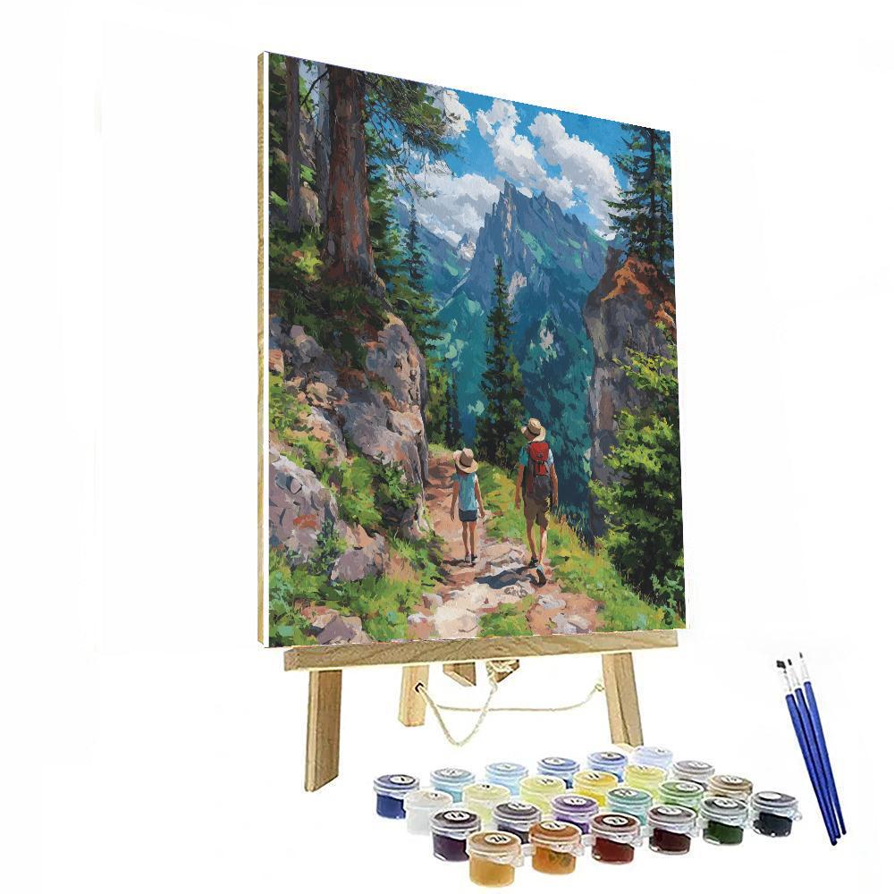 Hiking Adventures With Mom Painting Number Kit