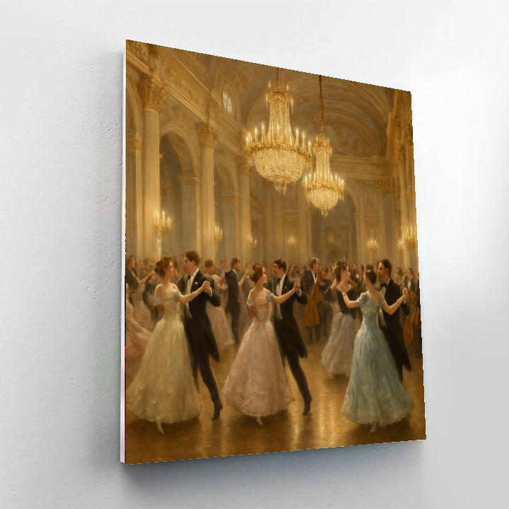 Waltz Dance Festival - Austria Painting Number Kit