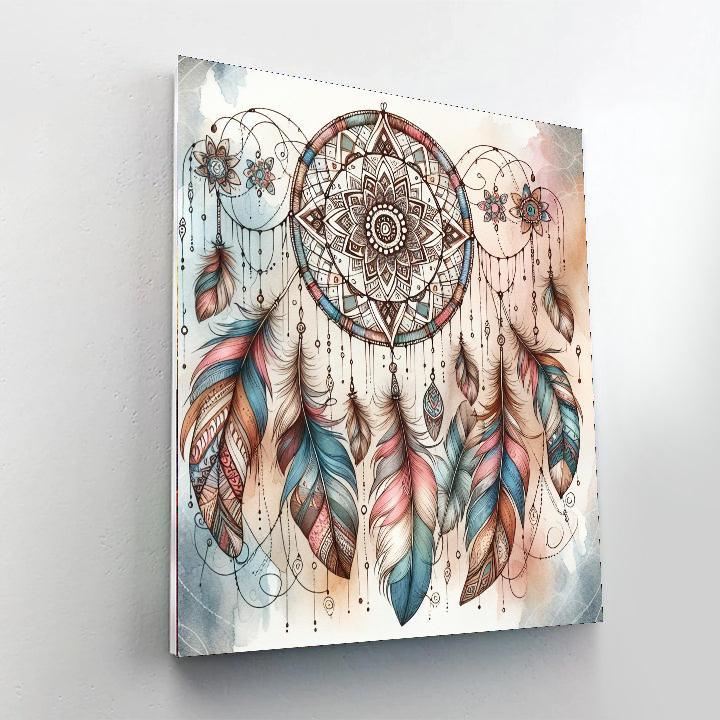 Whimsical Dream Catcher Paint By Numbers