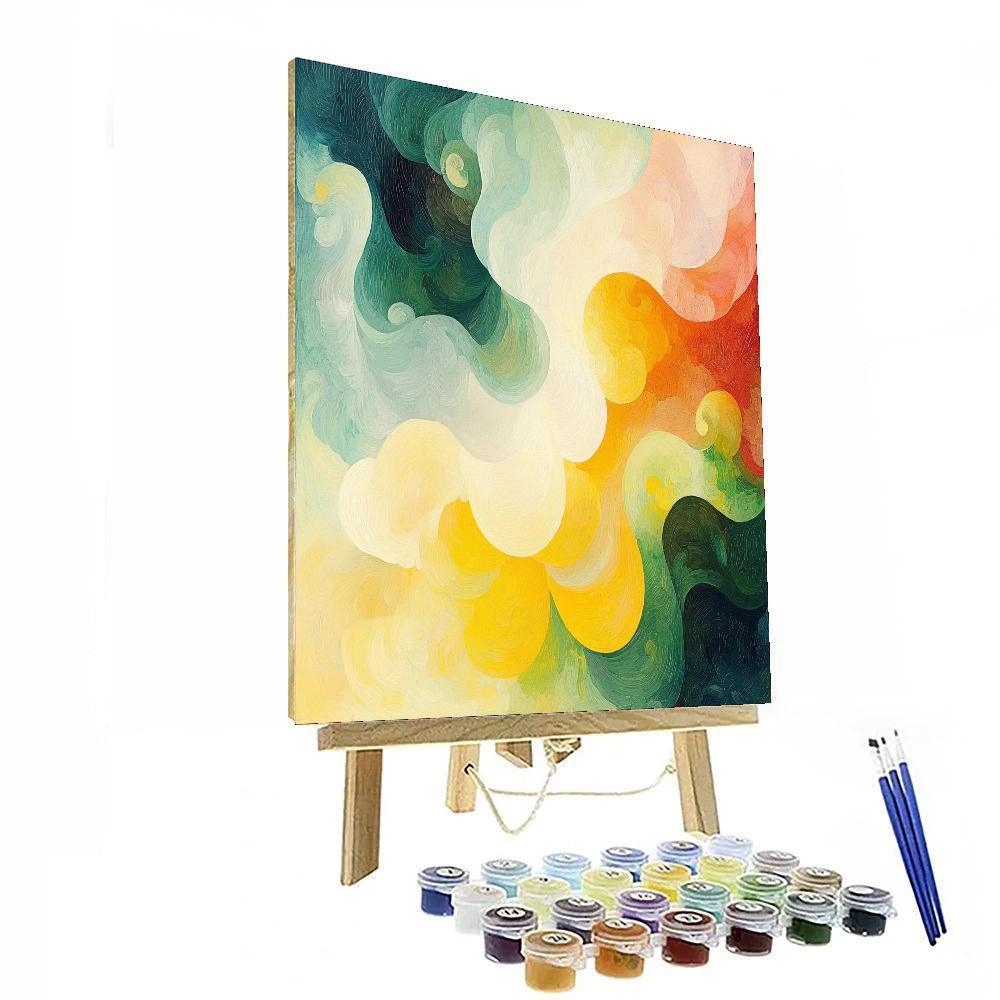 Paul Cézanne Inspired Radiant Stillness  DIY Paint By Numbers