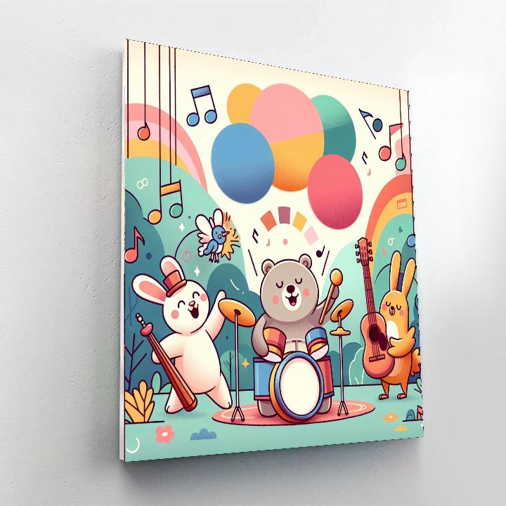 The Magic Of Music Painting Number Kit