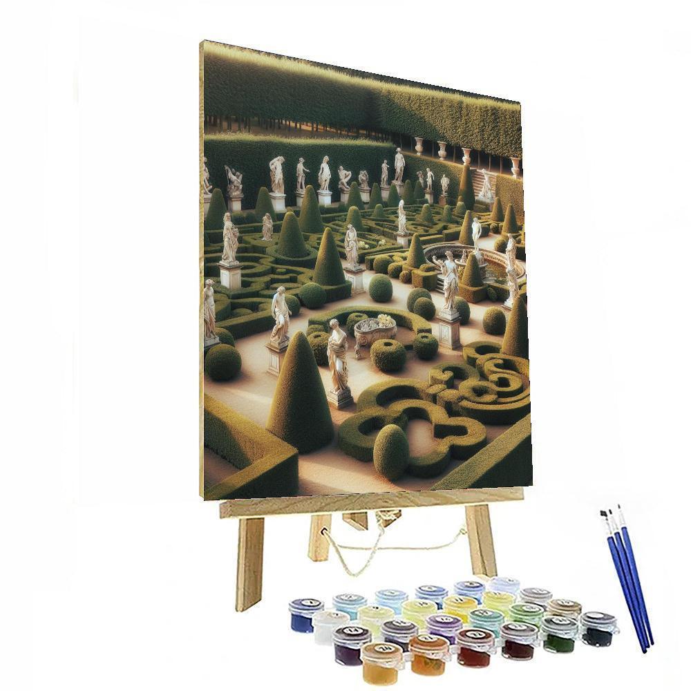 Renaissance Garden Bliss Number Painting