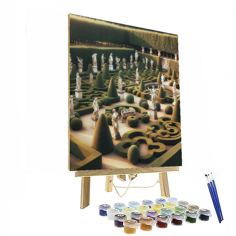 Renaissance Garden Bliss Number Painting