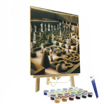 Renaissance Garden Bliss Number Painting