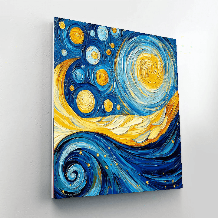 Vincent Van Gogh Inspired Solar Dance  Paint By Numbers