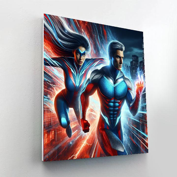 Marvel Heroic Chronicles Painting By Numbers Kit