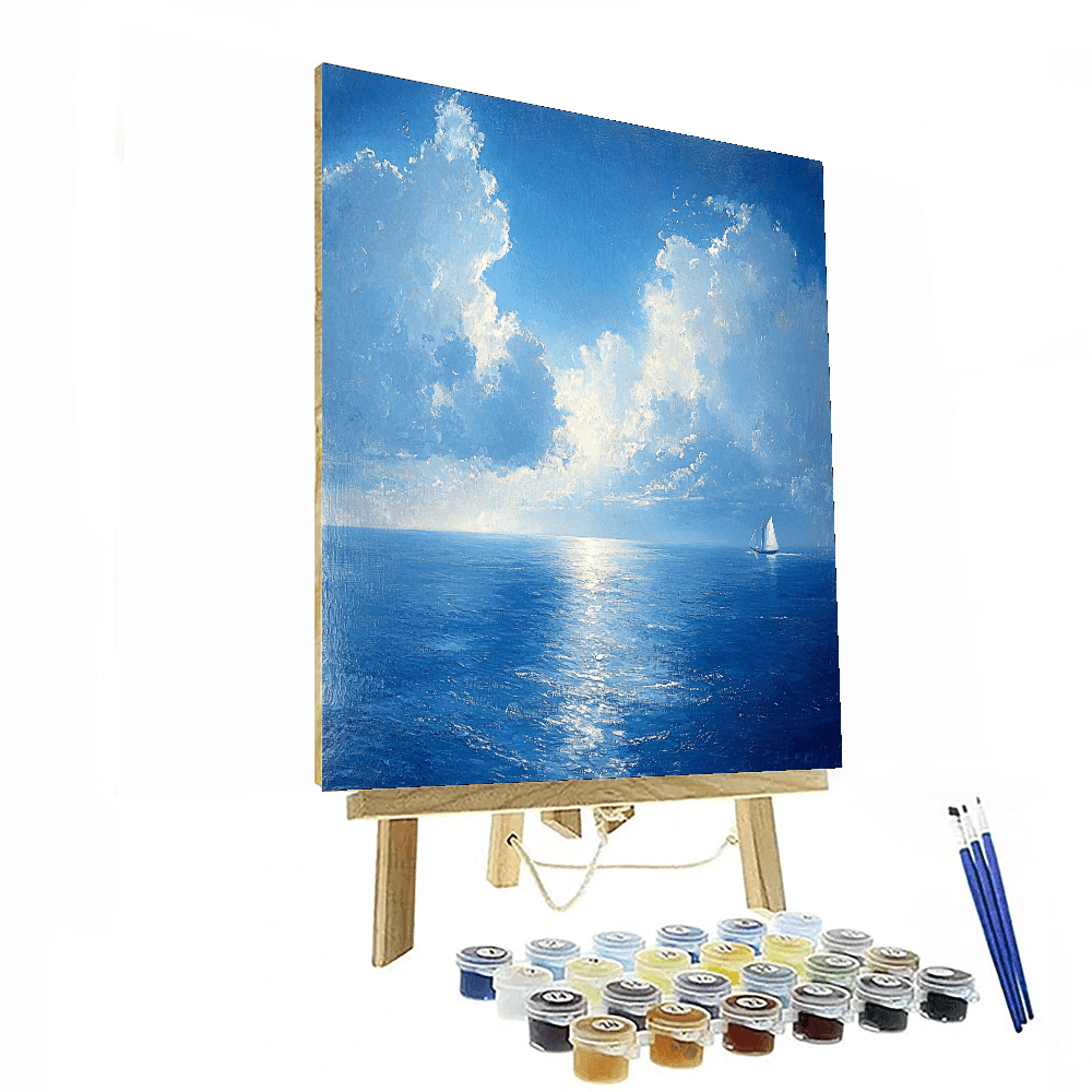 J.M.W. Turner Inspired Nautical Horizon  Paint By Numbers