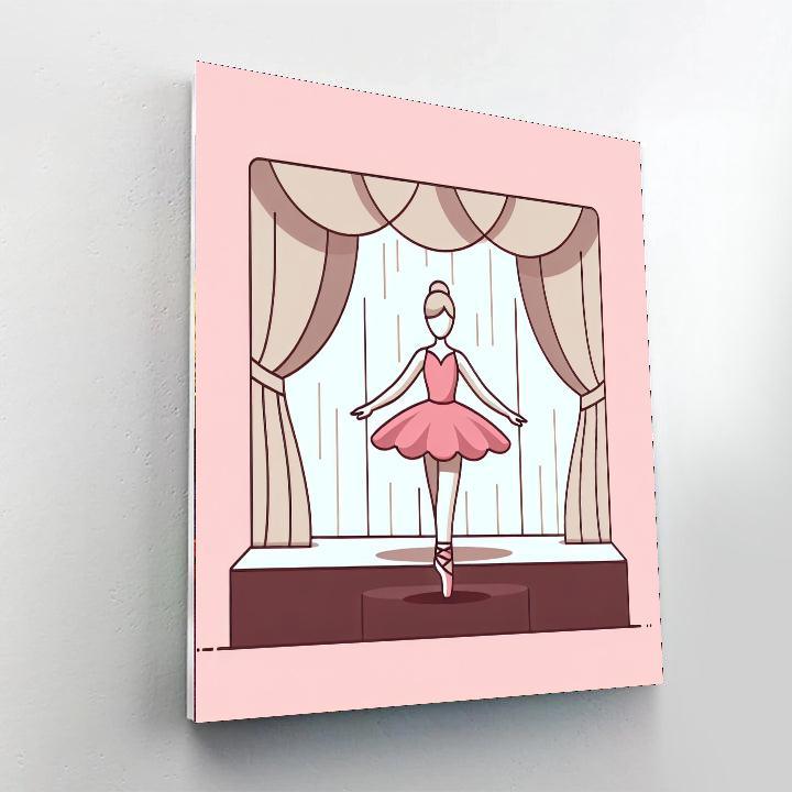 Ballet Dancing Ballerina Numbered Painting Kits