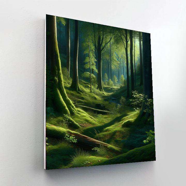 Silent Forest Retreat Paint By Numbers