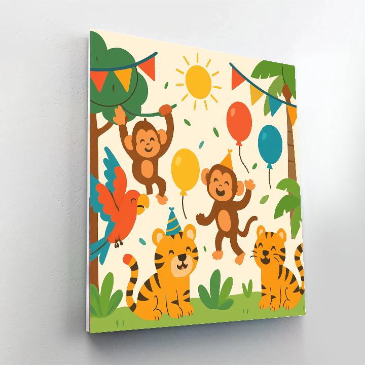 Celebration In The Jungle Paint By Color