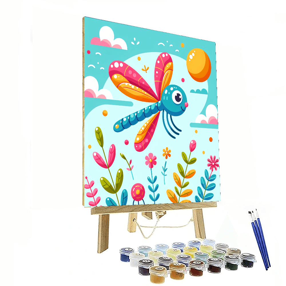 Charming Dragonfly Paint By Numbers Kits