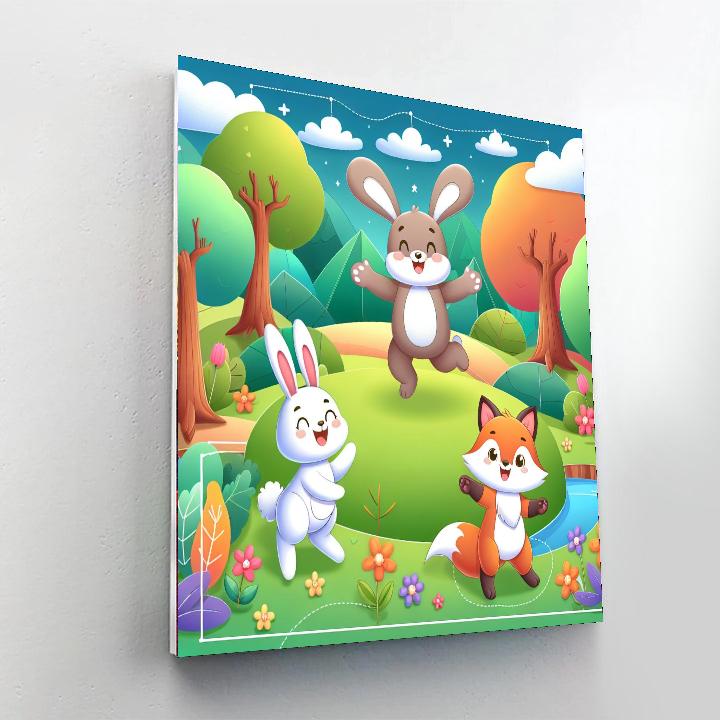 Wonderland Of Animals Paint By Color