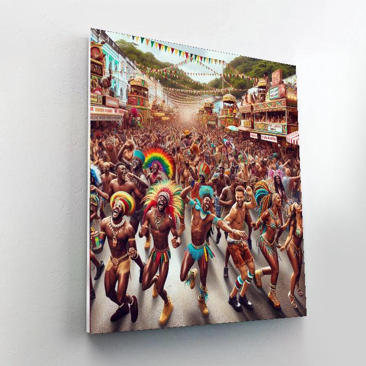 Bacchanal Carnival Paint By Numbers Art