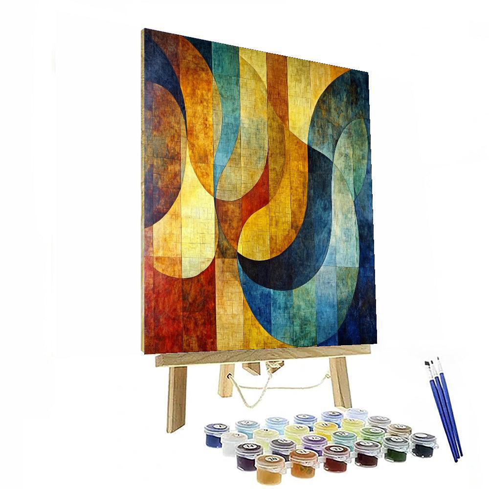 Paul Klee Inspired Vibrant Reverie  Paint By Number