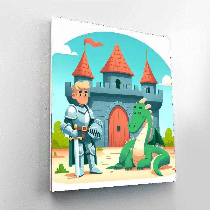 Enchanted Kingdom Quest Paint By Numbers Art