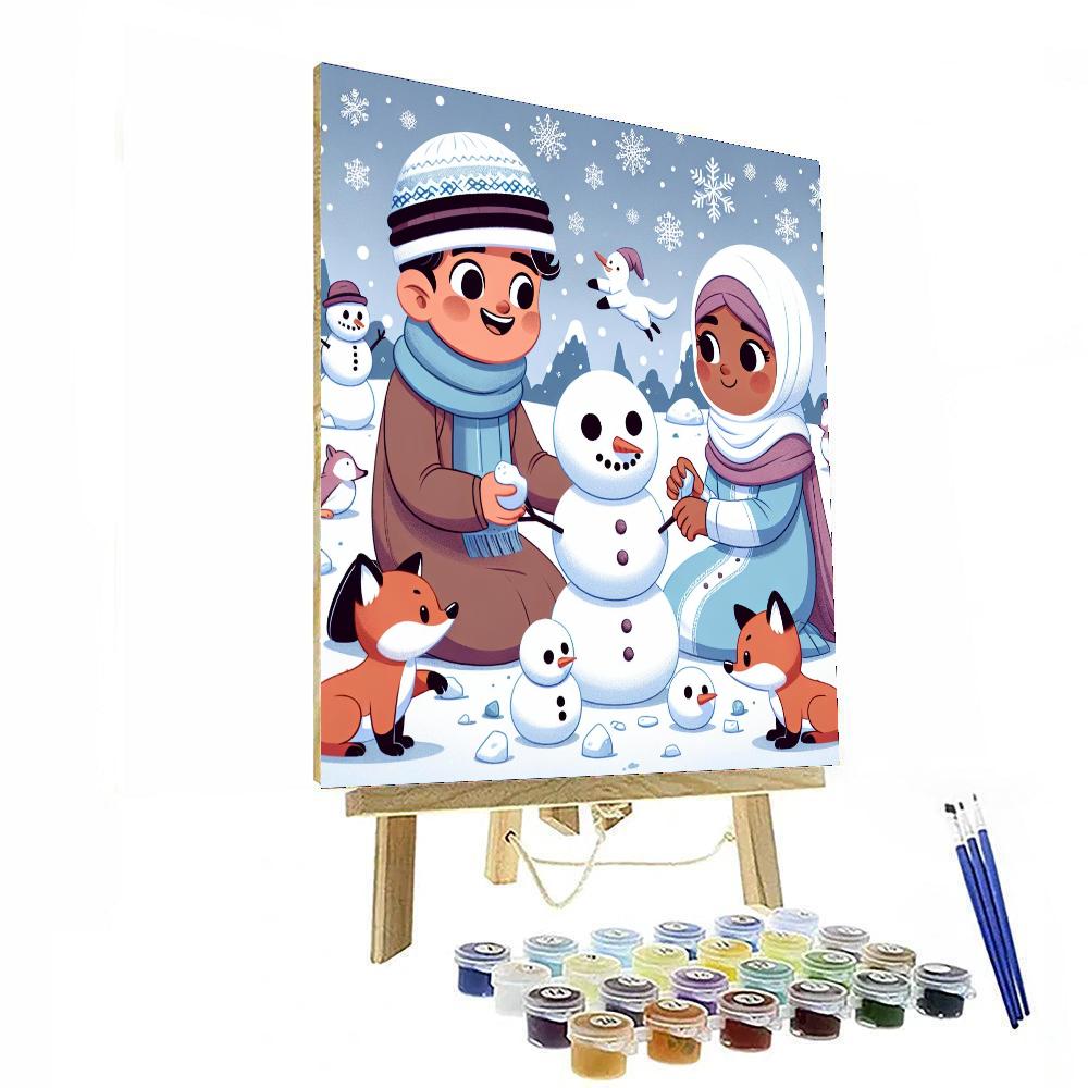 Frosty Fantasia Paint By Numbers