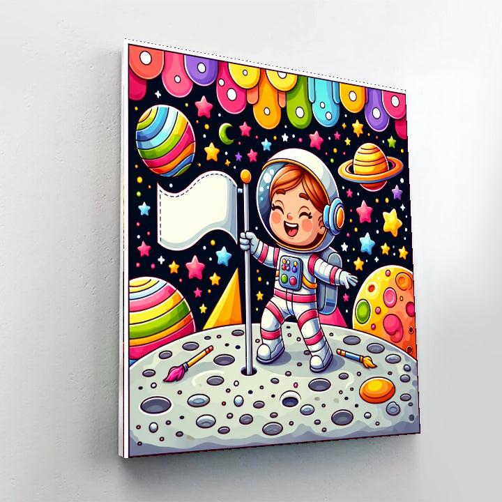 Lunar Explorer Challenge Paint By Number