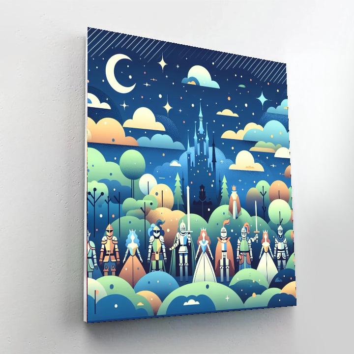 Starlit Storybook Land Painting By Numbers Kit