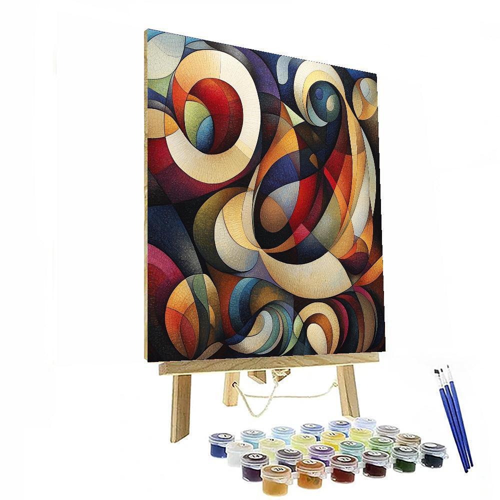 Paul Klee Inspired Harmonic Whispers  Paint By Numbers Art