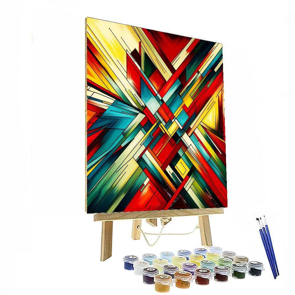 Artistic Abstract Journey Numbered Painting Kits