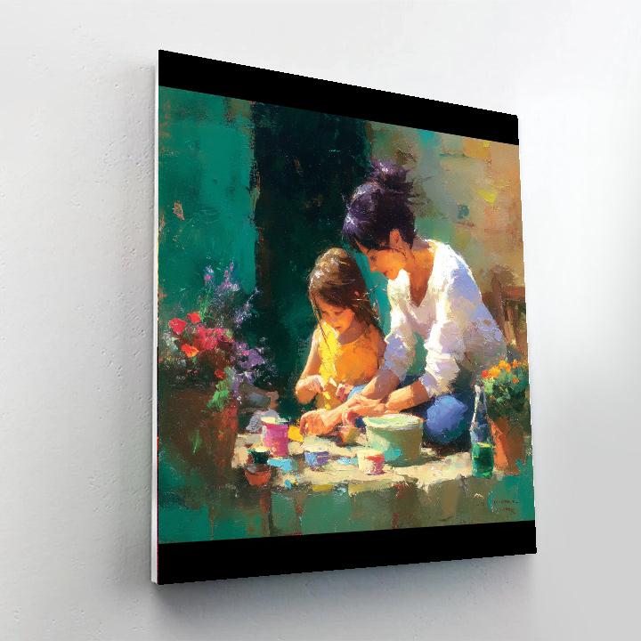 Hearts United In Love DIY Paint By Numbers