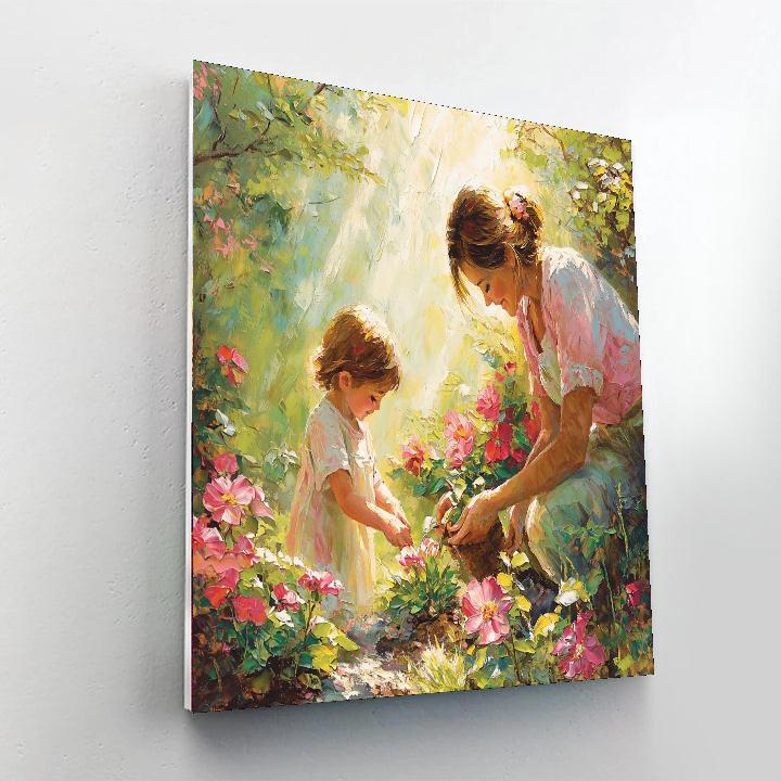 Moments In The Garden Painting Number Kit