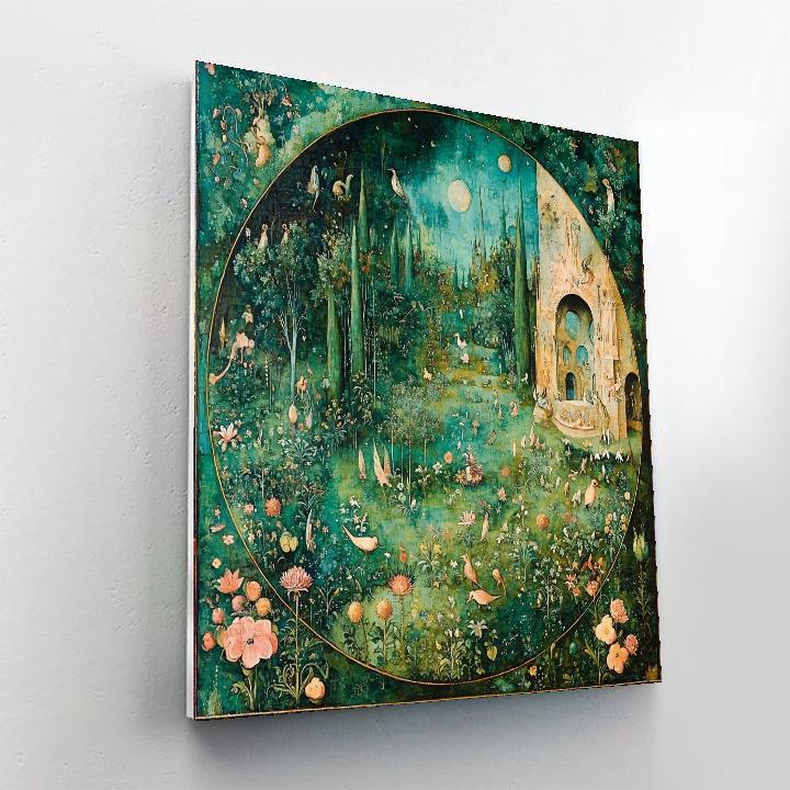 Hieronymus Bosch Inspired Garden Of Earthly Delights  Paint By Numbers Kits