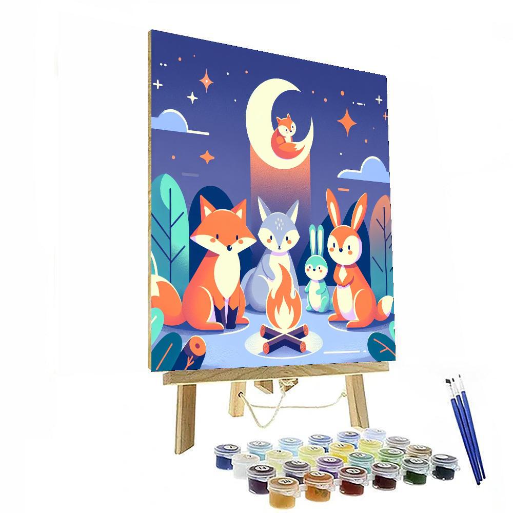 Crescent Critters Campfire Numbered Painting Kits