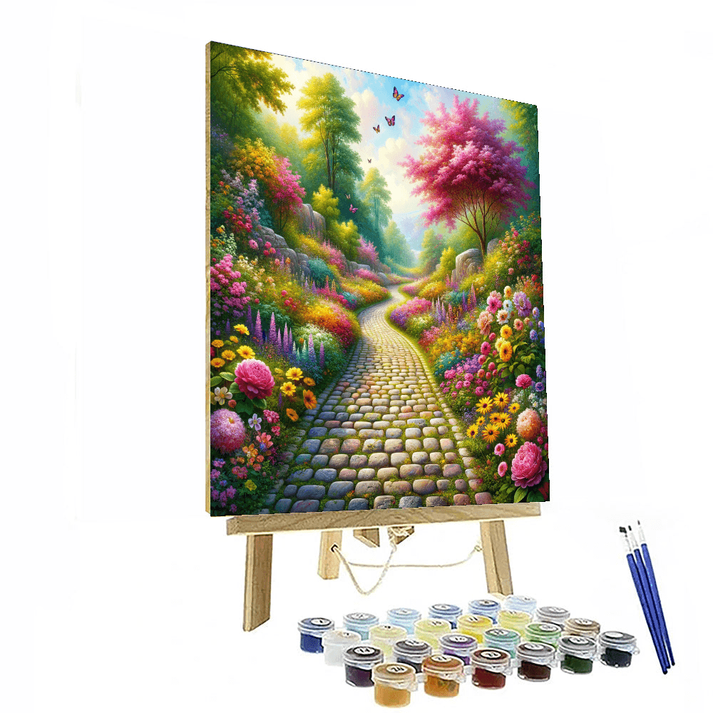 Colorful Garden Pathway - DIY Painting By Numbers Kit – Artistry Rack