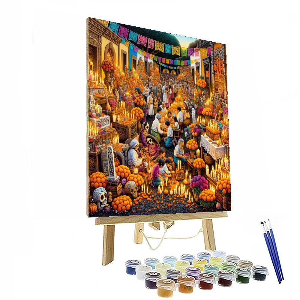 Oaxaca Day Of The Dead - Oaxaca, Mexico DIY Paint By Numbers