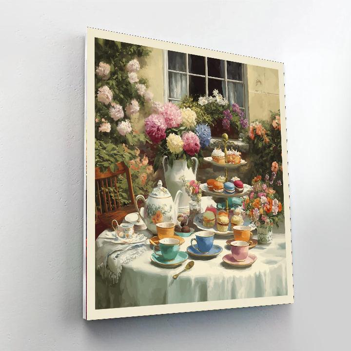 The Tea Party Paint By Numbers Kits