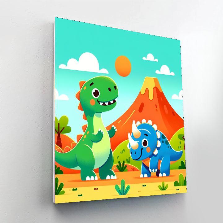 The Great Dinosaur Expedition Paint By Color