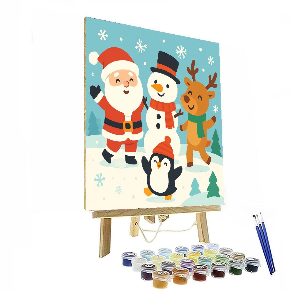Joyful Holiday Adventure Paint By Numbers Kits