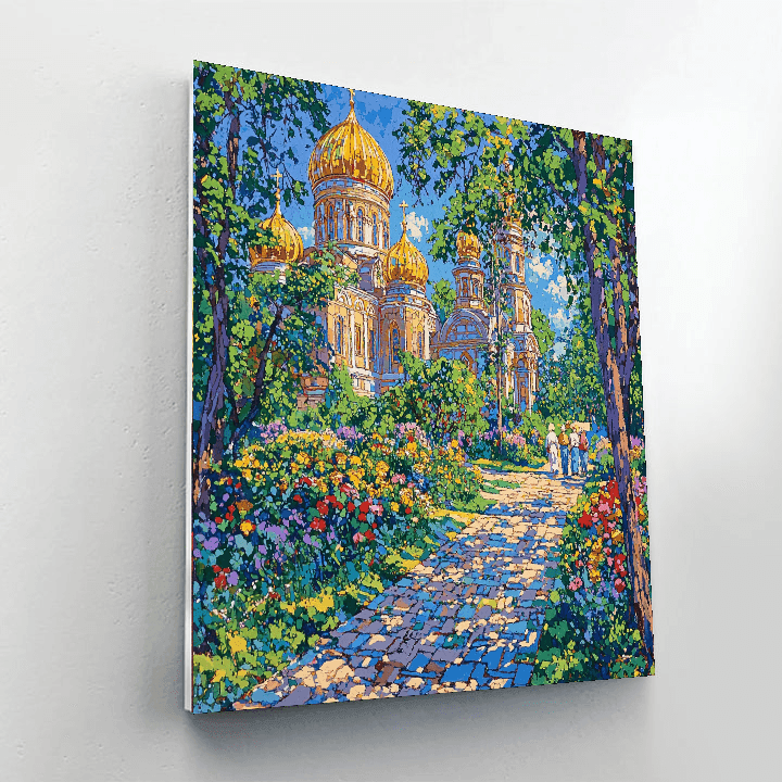 St. Michael's Golden-domed Monastery Paint By Numbers