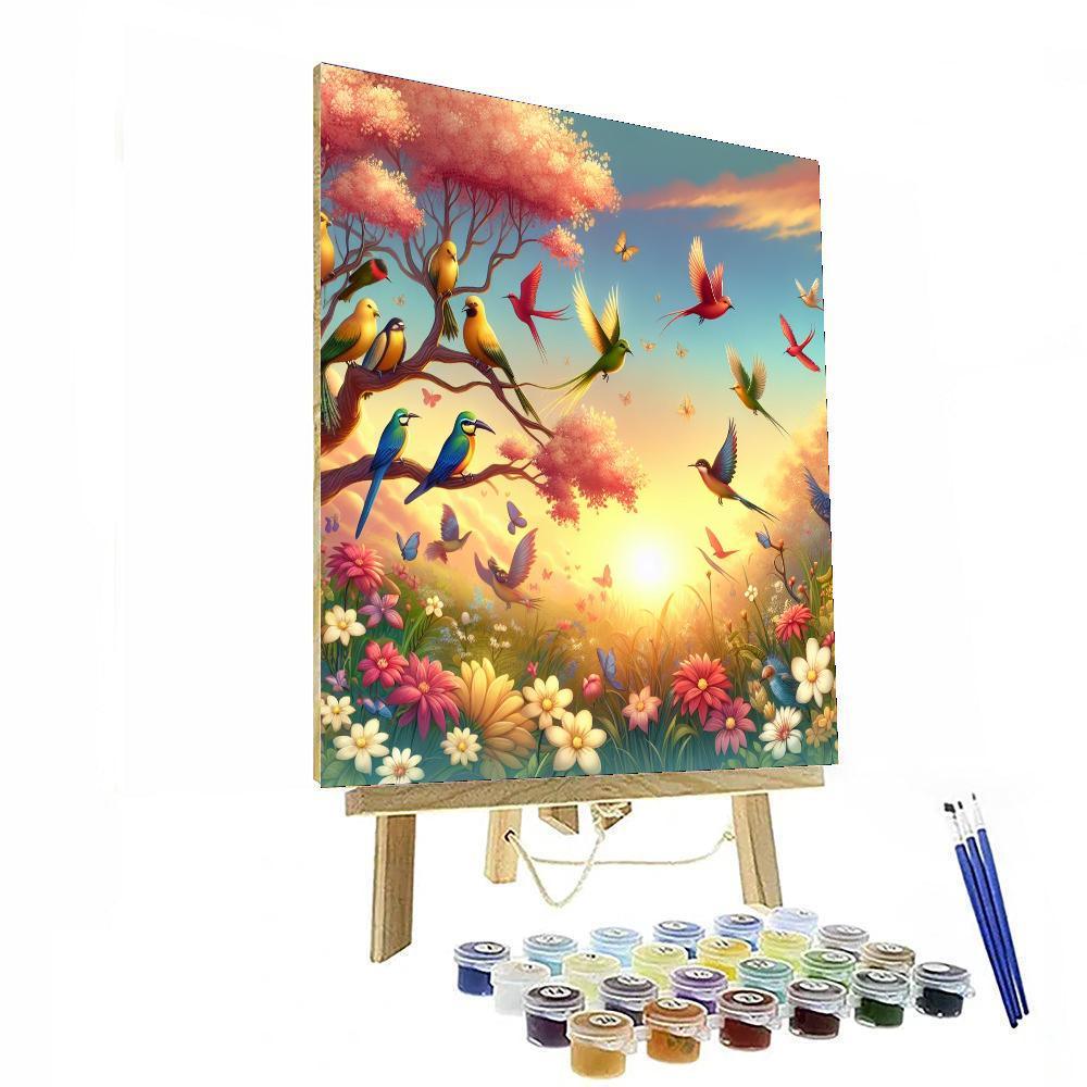 Dawn Chorus Symphony Paint By Number