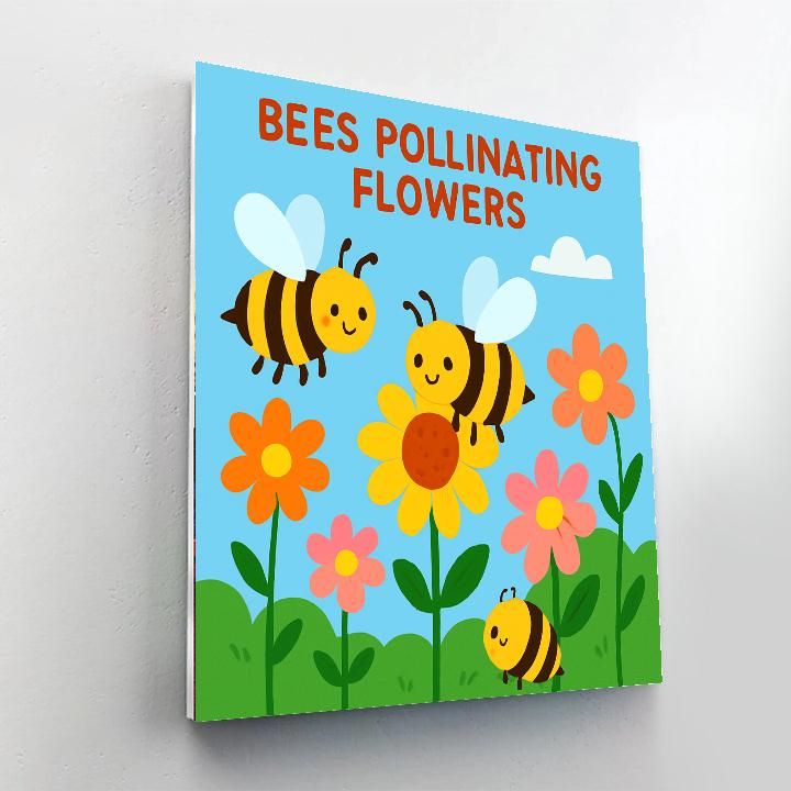 Busy Bee Day Painting By Numbers Kit