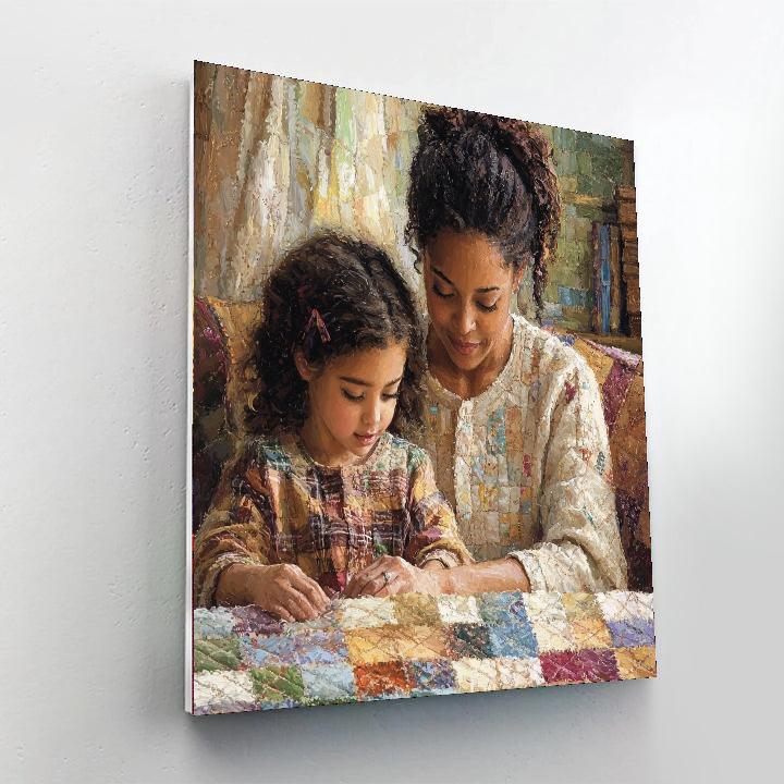 Mother's Quilt Of Love Paint By Number