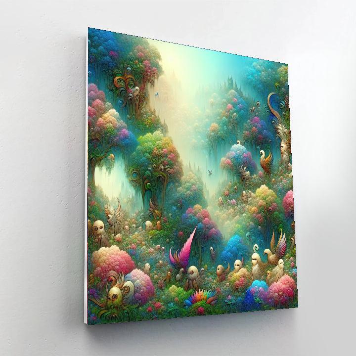 Fantasy Woodland Realm DIY Paint By Numbers