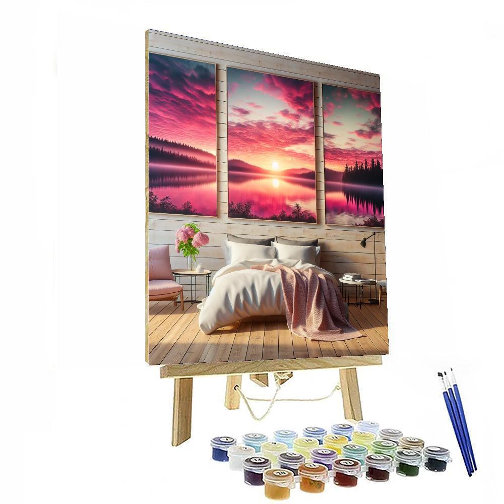 Dawn's Early Glow Painting By Numbers Kit